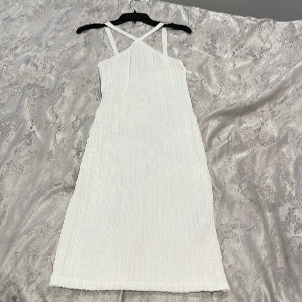 Cable knit dress oyster white (midi) size small NWT